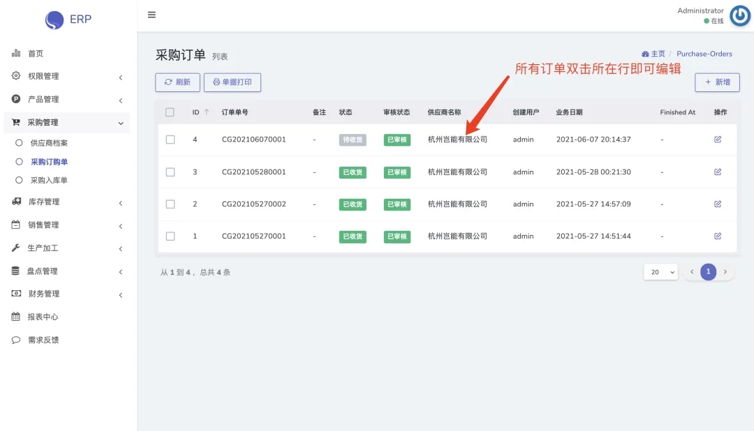 [进销存系统] 推荐一款界面美观的开源进销存系统
