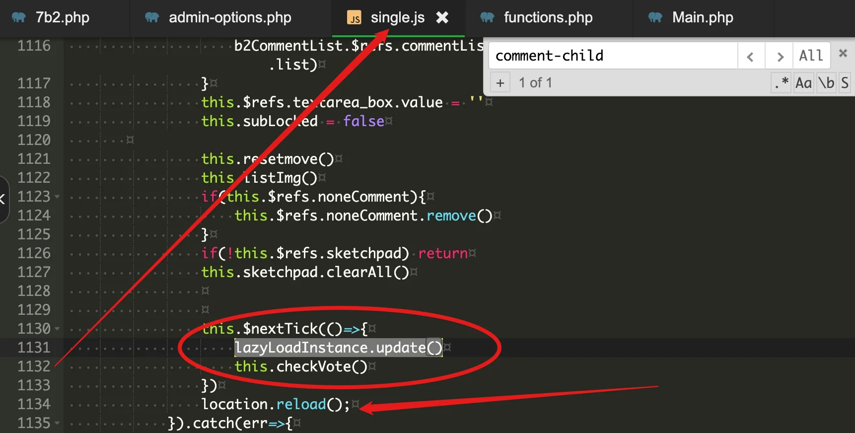 B2优化之评论后自动刷新