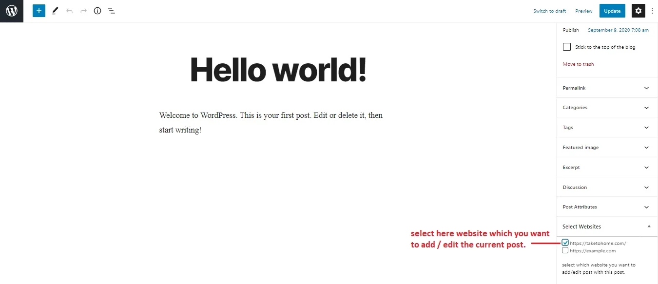 wordpress发布文章自动同步到另一站点插件 Sync Post With Other Site