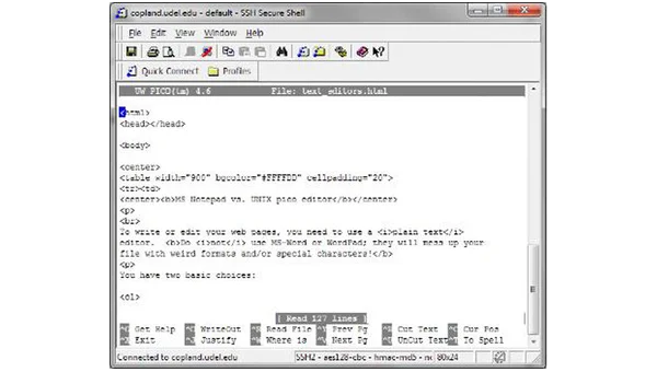 linux命令行编辑完文本