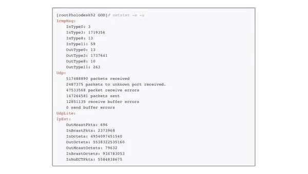 linux查看丢包命令