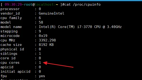 查看Linux cpu线程数 命令