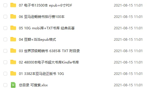 kindle 电子书资源下载 百度云 （22+万本以上）