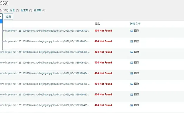 WordPress文章404失效链接检测删除插件