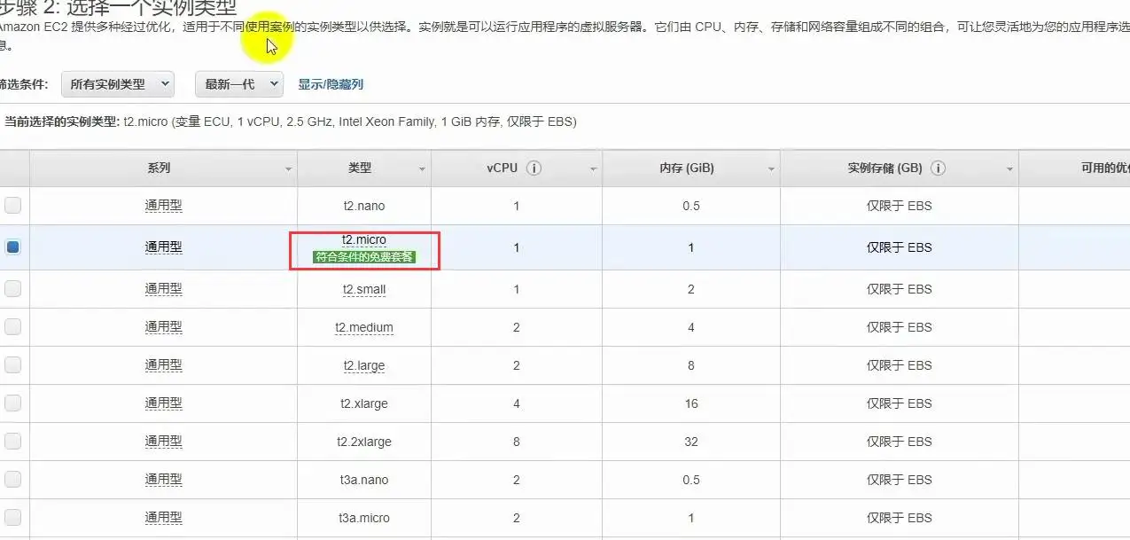 aws 永久免费服务器申请教程（保姆级别）
