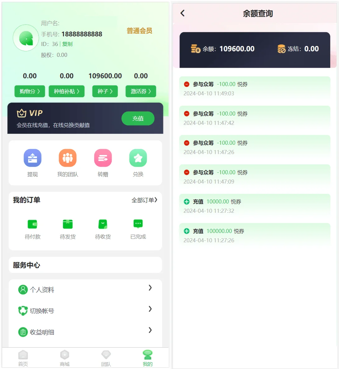 众筹商城php源码