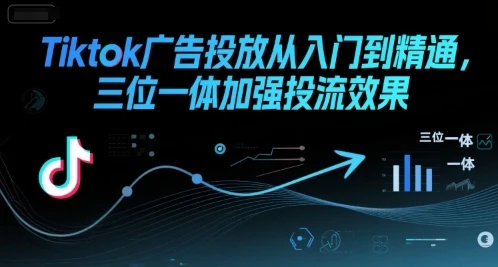 Tiktok广告投放从入门到精通,三位一体加强投流效果