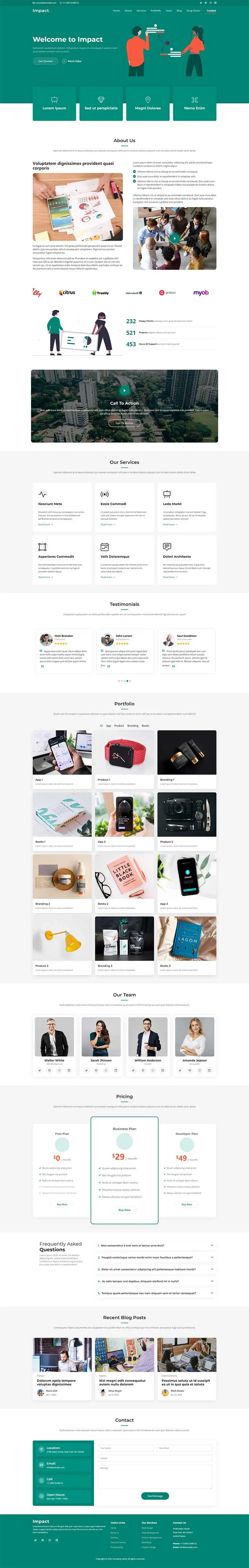 品牌设计品牌推广公司Bootstrap网页模板