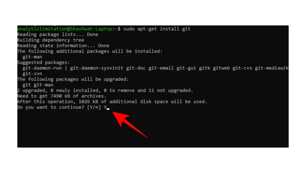 linux下载git 的命令行