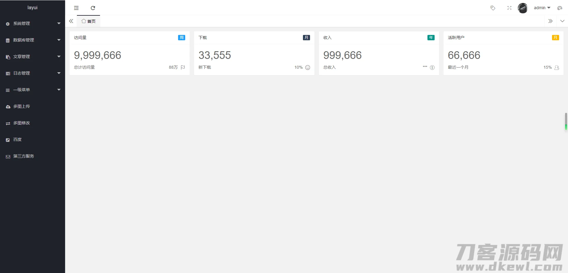 thinkphp5+layui php后台管理系统-集成第三方短信附件等应用