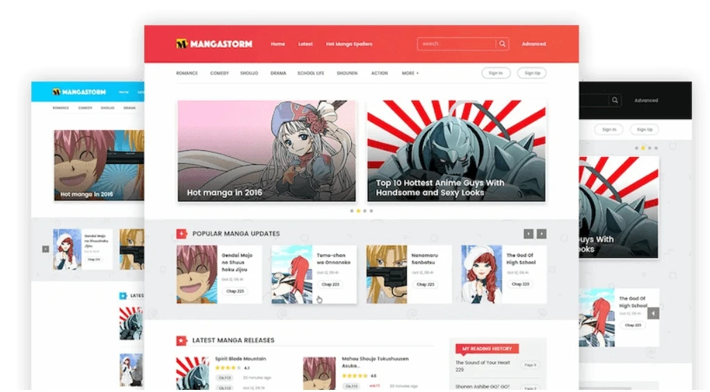 Madara 2.2.2.1主题源码 响应式WordPress漫画小说主题模板