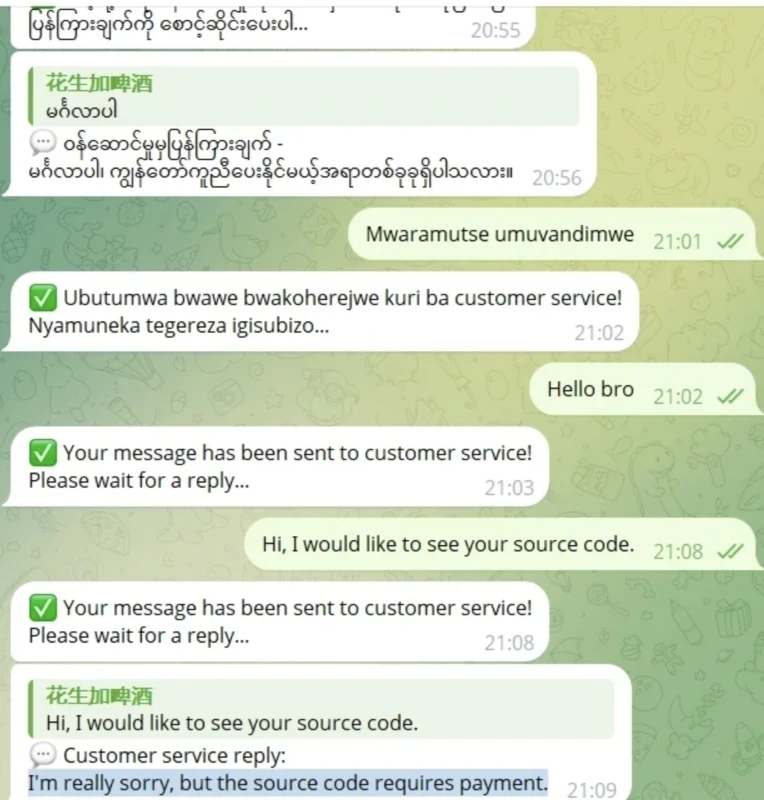 tgAI全自动翻译智能人工客服 客服机器人源码 带视频搭建教程