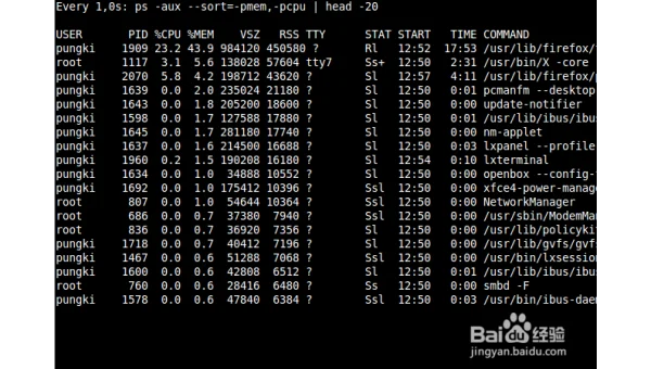 linux ps命令