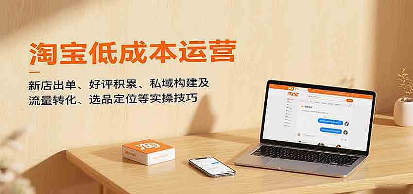 淘宝低成本运营，新店出单、好评积累、私域构建及流量转化、选品定位等（更新9月）