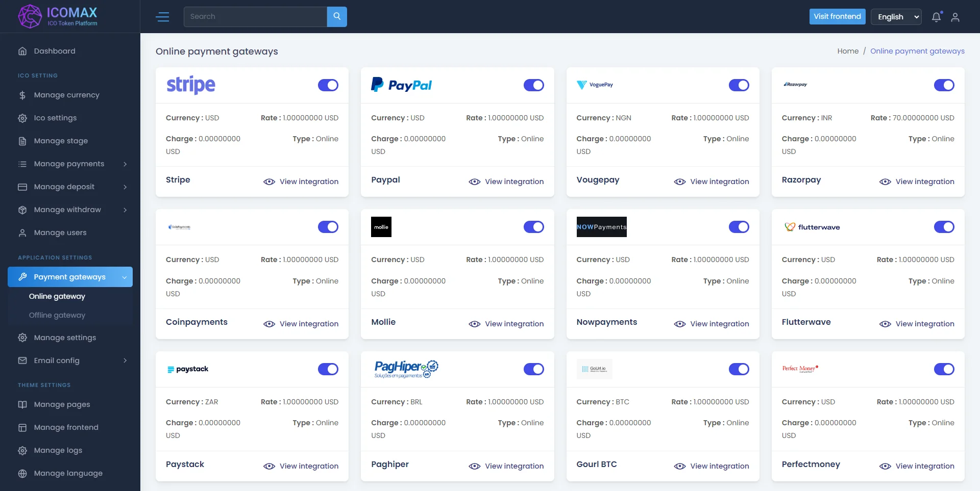 数字资产虚拟货币与代币交易平台源码