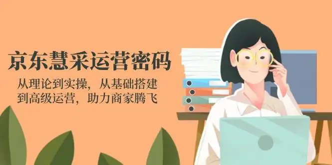 (14248期)京东慧采运营密码:从理论到实操,从基础搭建到高级运营,助力商家腾飞