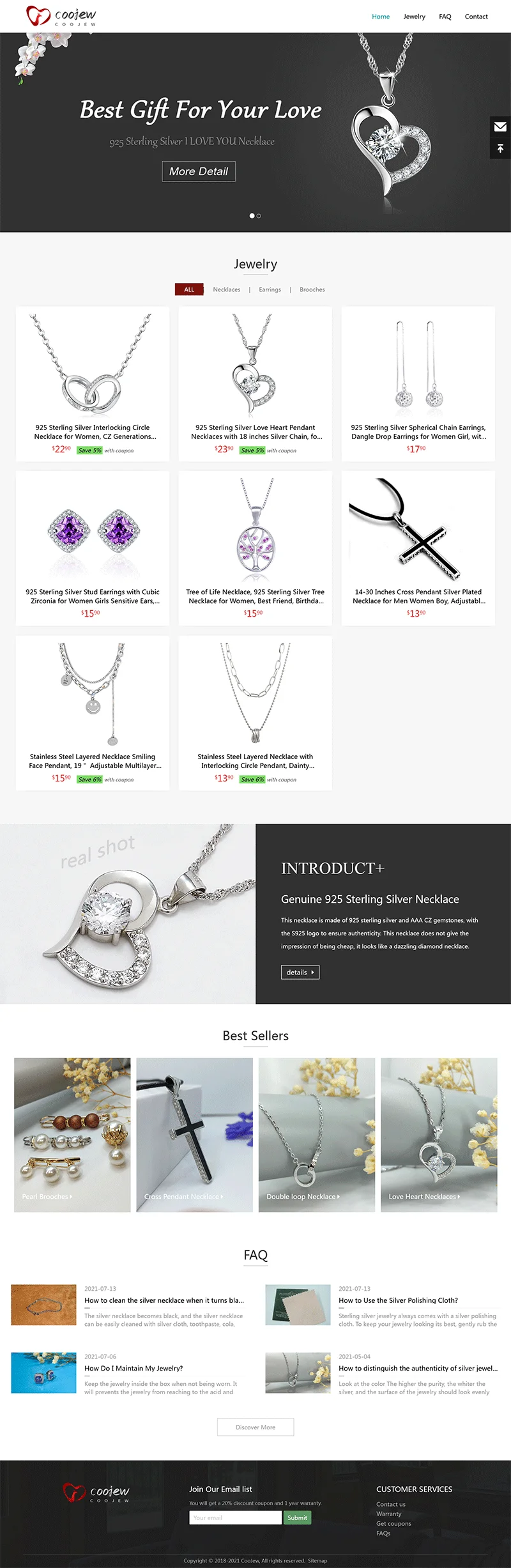 珠宝首饰饰品类外贸网站