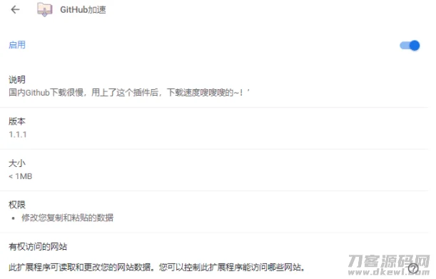 【chrome插件】Github加速插件