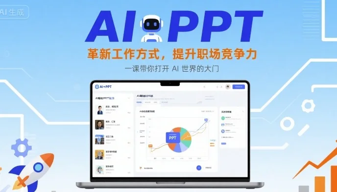 AI+PPT：革新工作方式，提升职场竞争力，一课带你打开 AI 世界的大门