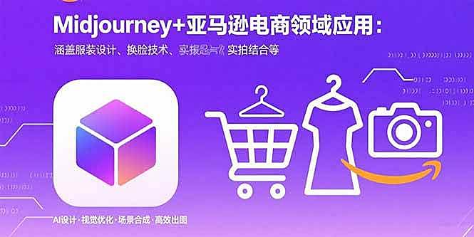 （15777期）Midjourney+电商领域商业应用：涵盖服装设计、换脸技术、实拍结合等