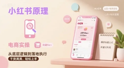 小红书原理以及详细实操流程，小红书电商教程