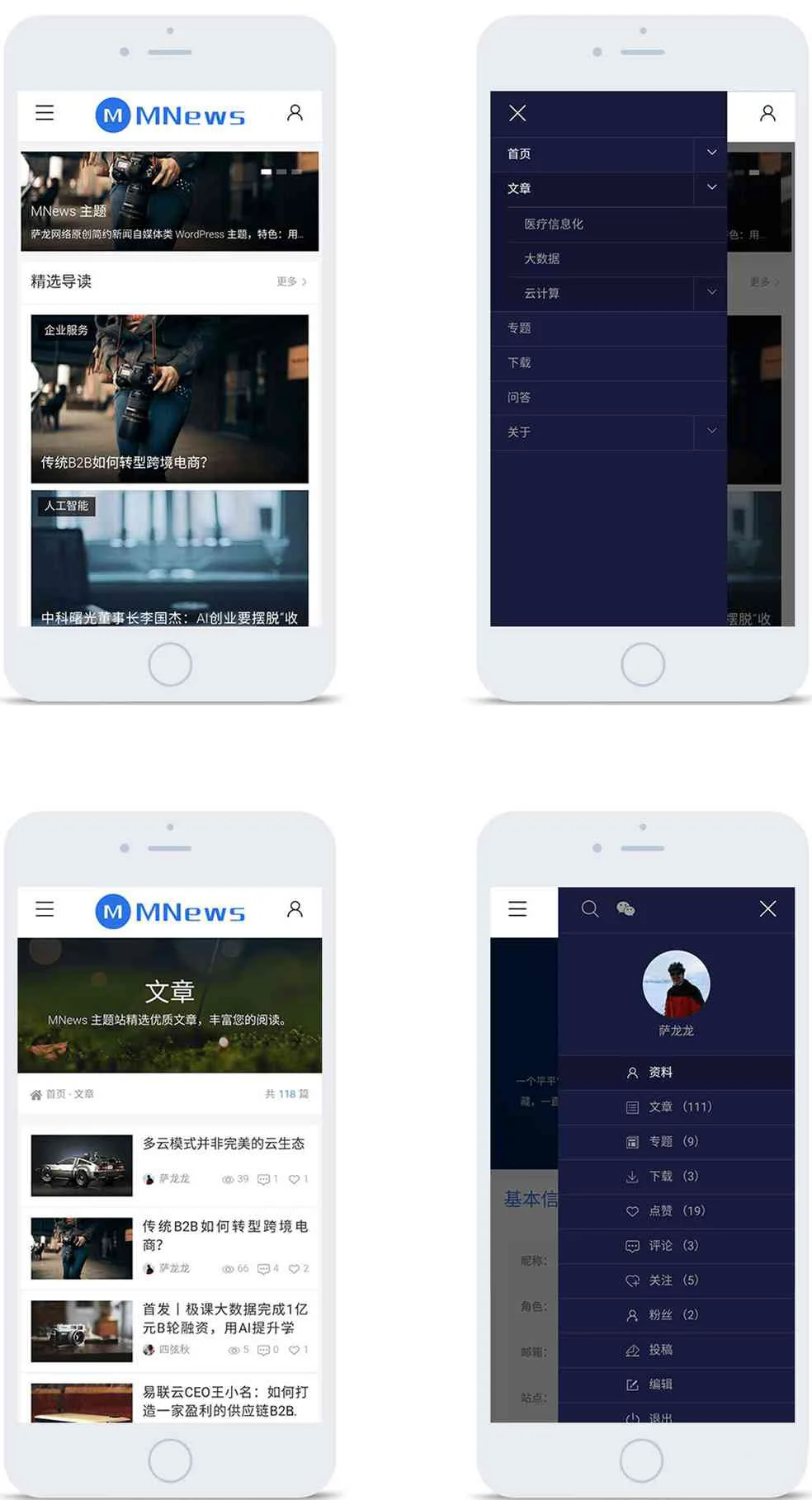 WordPress新闻自媒体主题MNews v2.4去限制开心版