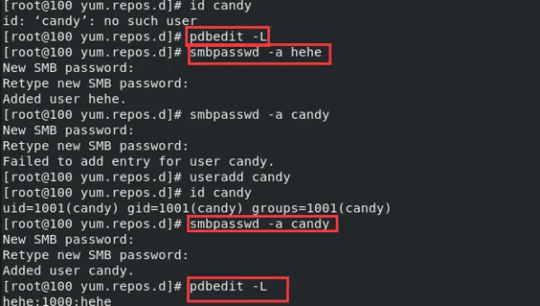 linux怎么创建samba