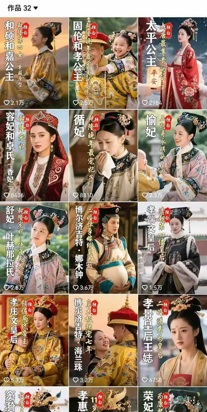 (15927期)历史女性人物创作课:独白文案+AI克隆+蒙版剪辑,3个月涨粉22w+副业月入3w