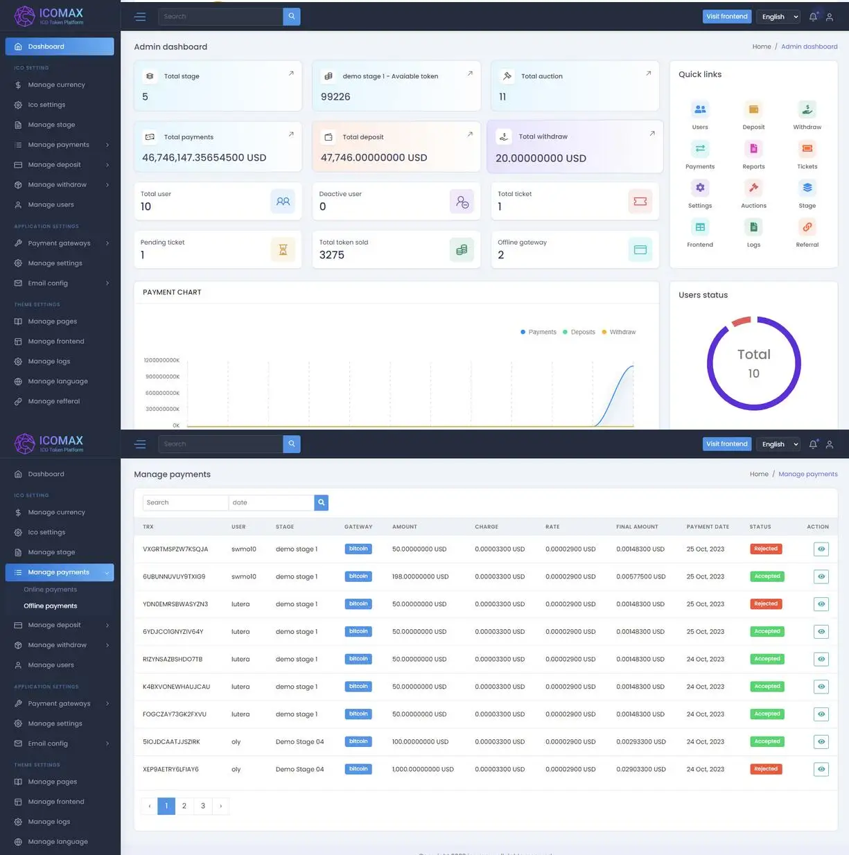 数字资产虚拟货币与代币交易平台源码