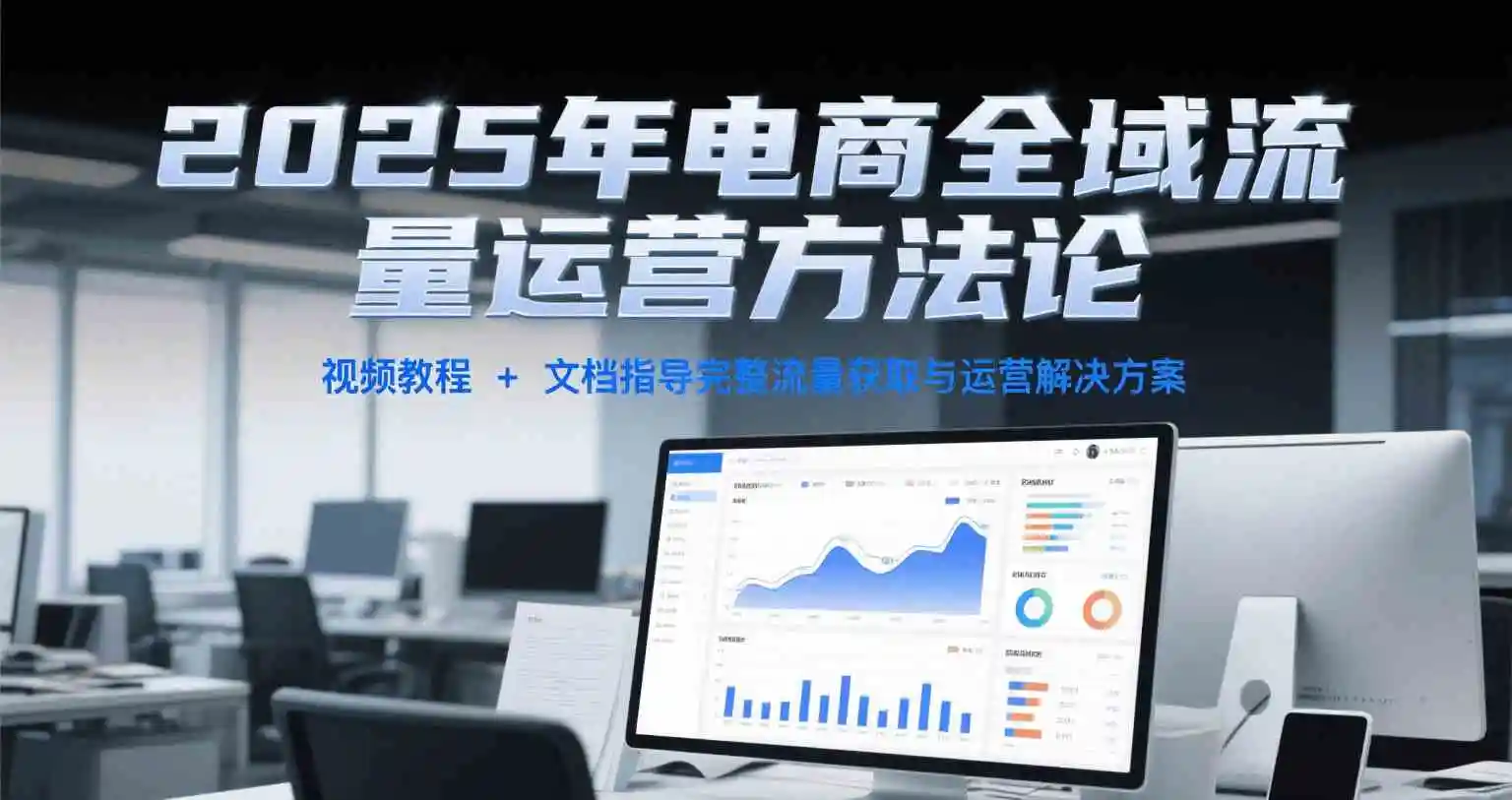 2025年电商全域流量运营方法论，视频教程+文档指导完整流量获取与运营解决方案