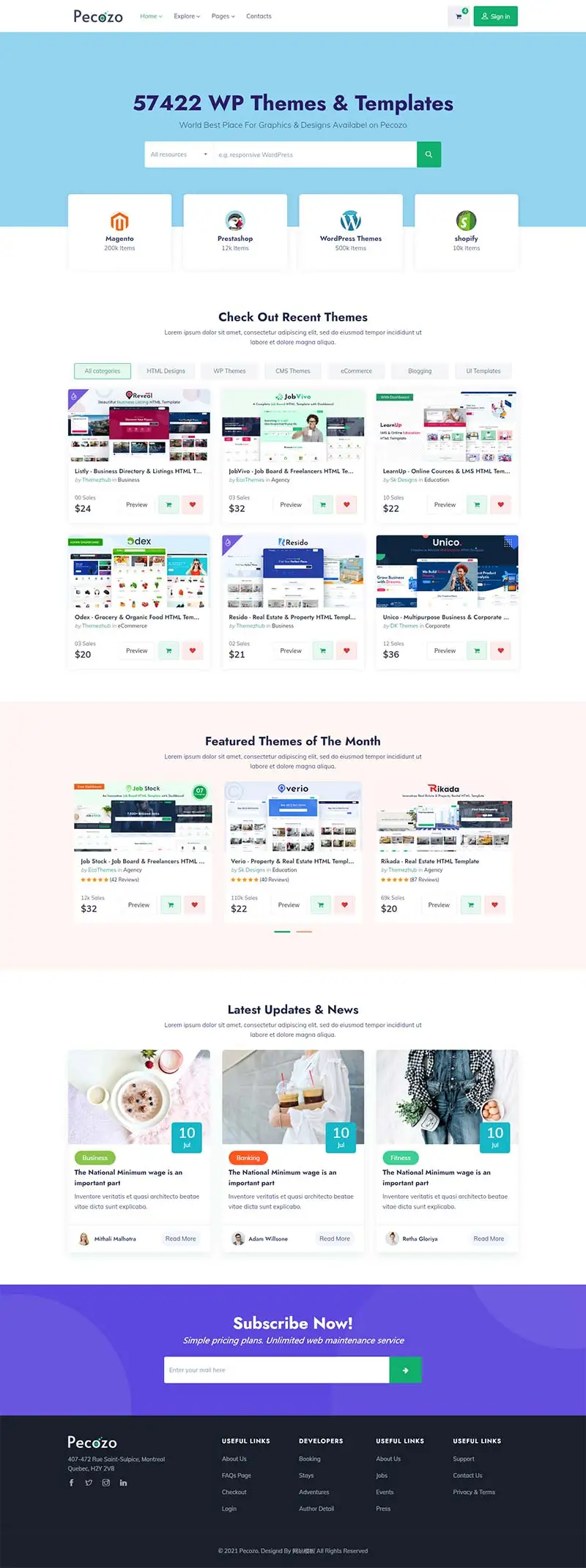 资源站模板站html静态模板
