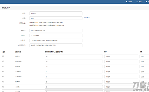 三方四方聚合支付PHP网站源码-对接支付宝微信接口
