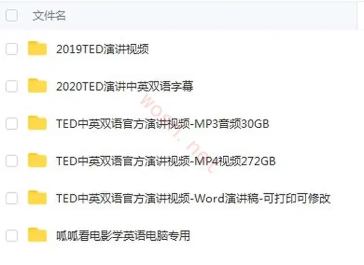 TED 演讲视频+音频 MP3+文稿大全下载 （百度云）