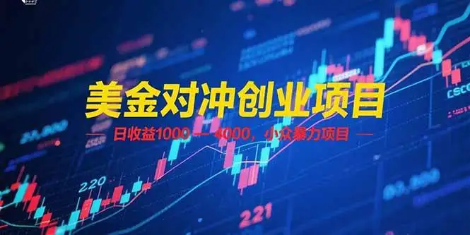 （15187期）美金对冲创业项目，日收益 1000 – 4000，小众暴力项目