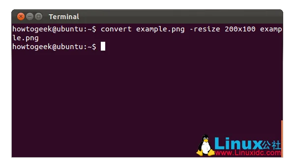 Linux 如何在命令行下编辑图片