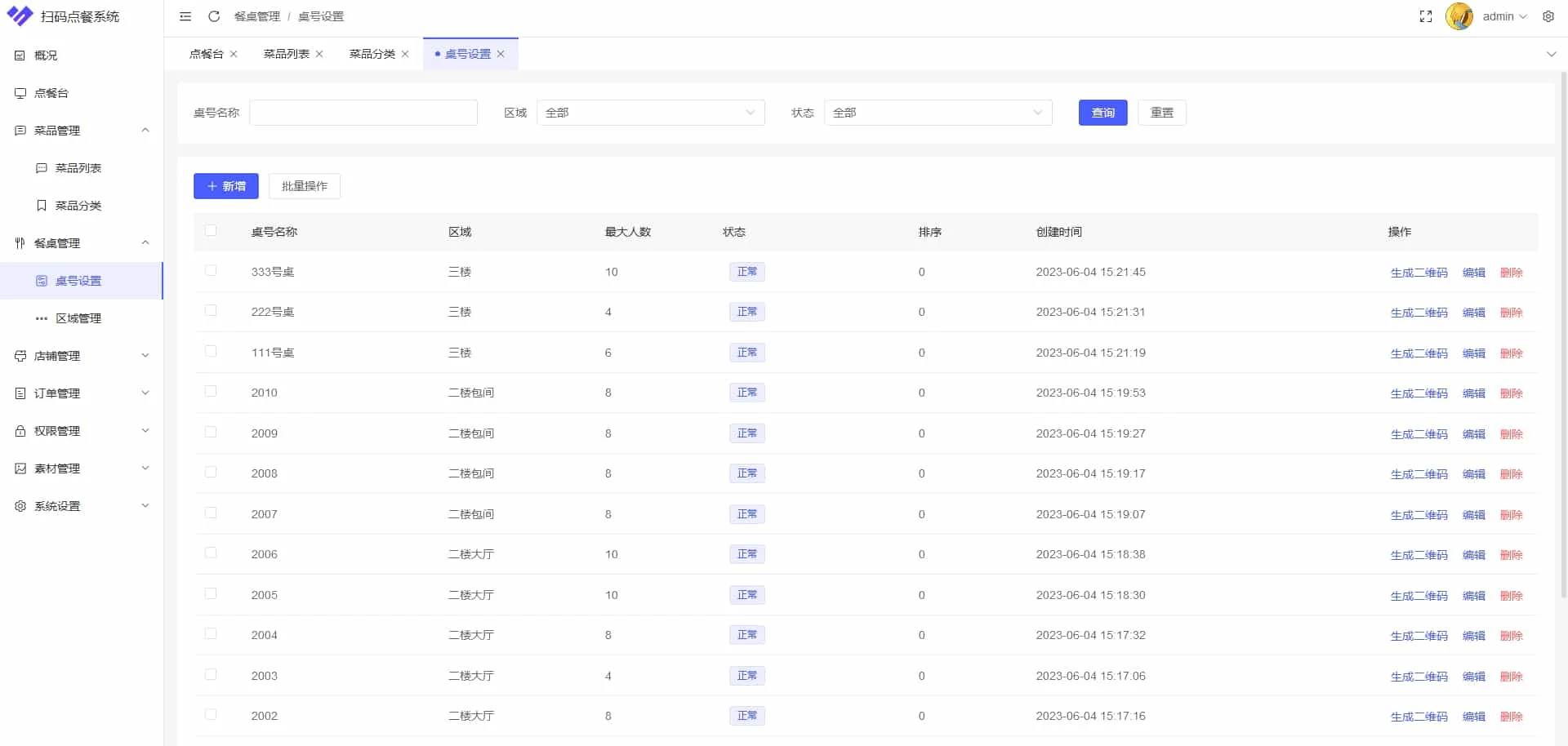 多商户SaaS版扫码点餐系统 开源